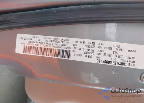 2014 Chrysler Town & Country Touring from USA, damaged, VIN 2C4RC1BGXER286497